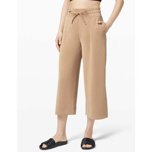 LULULEMON Soft Ambitions Slits High Rise Crop Wide Leg Pants